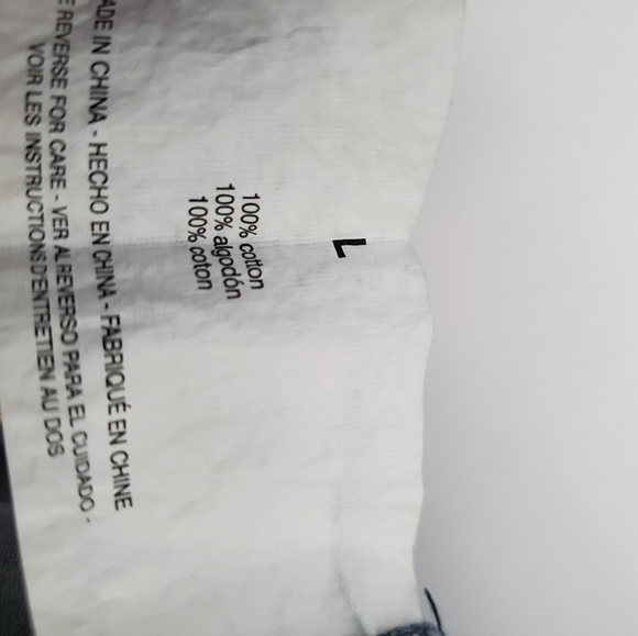 NINE WEST Woman's Denim Babydoll Dress Size Large Lightweight Flowy - Picture 6 of 6